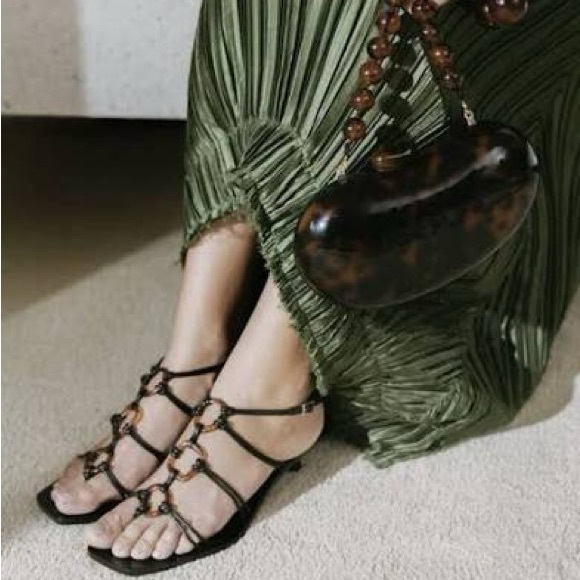 Cult Gaia Ziba Black Sandals - Picture 4 of 7